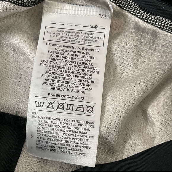 Adidas High Rise Black with heathered camo Leggings size Small - Picture 15 of 15